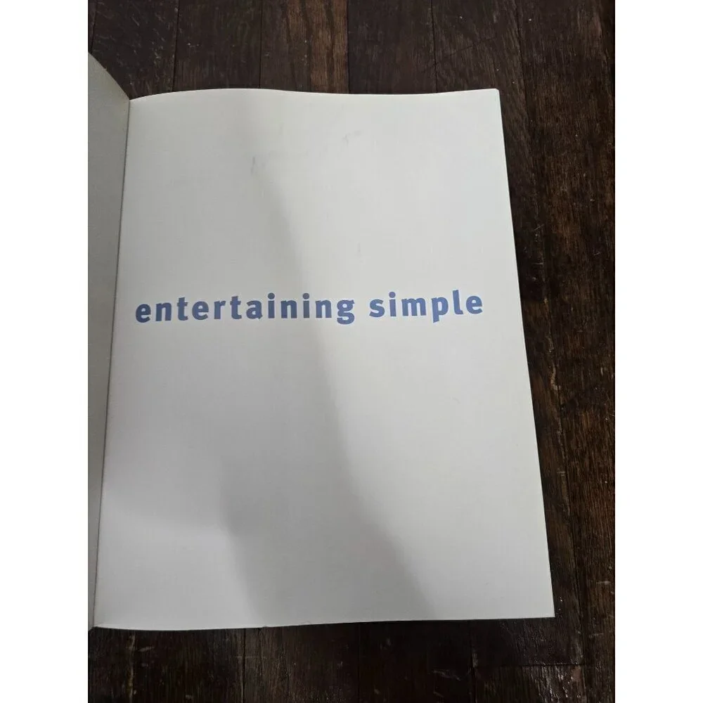 Entertaining Simple by Matthew Mead Cookbook Menus Party Ideas